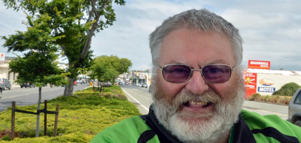  Chris Rawson is the face of the North Otago Rugby Supporters Club. Photos: Stephen Jaquiery/ODT.