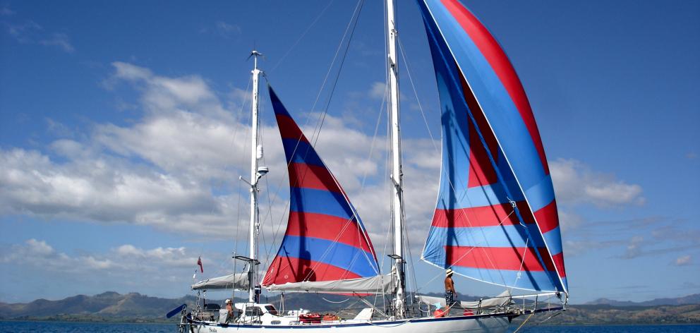 Ross and Chris Greenwood’s 12.3m ketch  Sula. Photo: supplied.