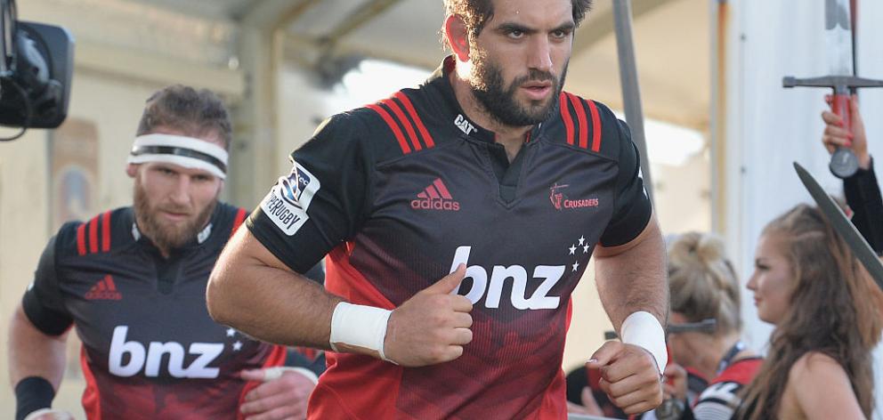 Samuel Whitelock (R) will take over as captain of the Crusaders from Kieran Read (L)  next season...