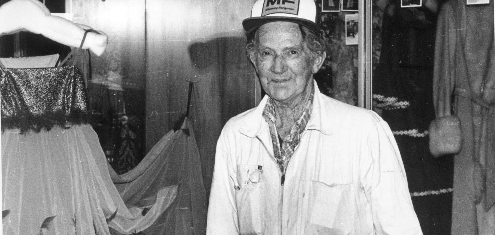 Naseby farmer Eden Hore, who amassed a 1970s fashion collection, pictured in 1990. He died in...