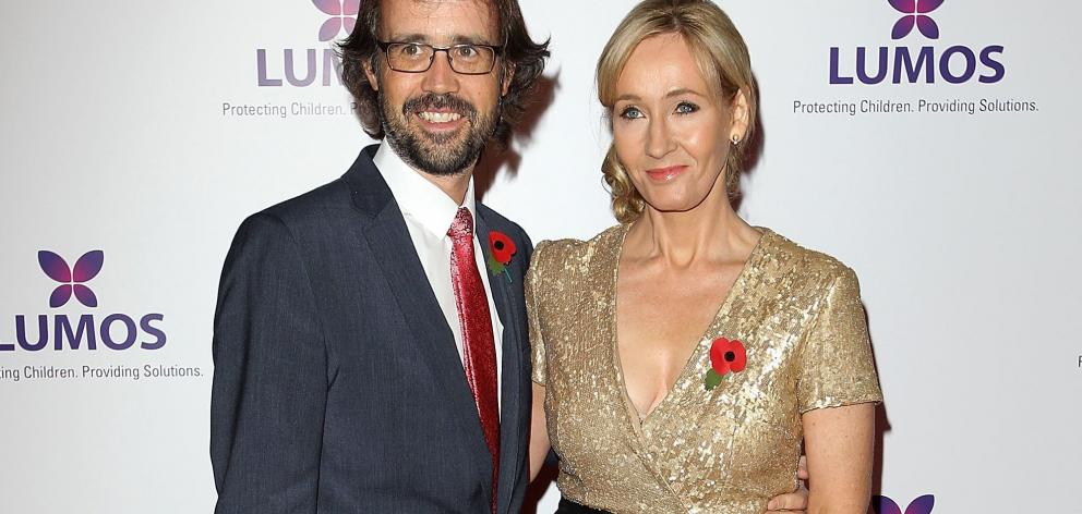Joanne "JK" Rowling and Dr Neil Murray attend a charity evening hosted by JK Rowling to raise...
