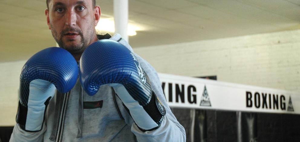 Dunedin boxing coach Ryan Henry says he does what he can to minimise the risks. Photo: Shane...