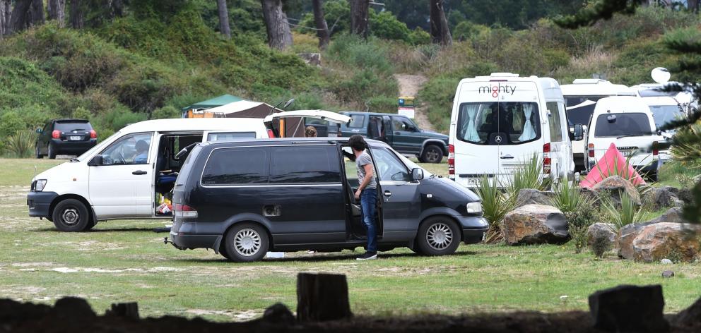 Freedom campers. Photo: ODT files