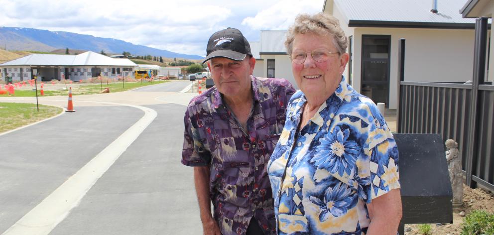 Joe and Eileen Gundry don’t mind the construction noise at their new home in Cromwell’s Golden...