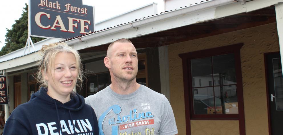 The new owners of Naseby’s Black Forest cafe Bridget Becker and Dean McAuley say they are finding...