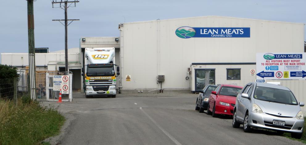 The Lean Meats plant in Oamaru yesterday. Photo by Shannon Gillies.