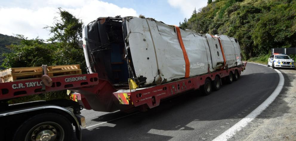 A third person has died in a bus crash near Gisborne which also killed two others. Photo: NZ...