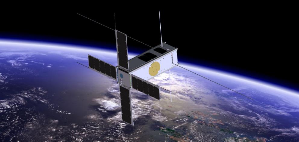 A cube satellite similar to the ones that will be designed and built by the Alexandra-based...