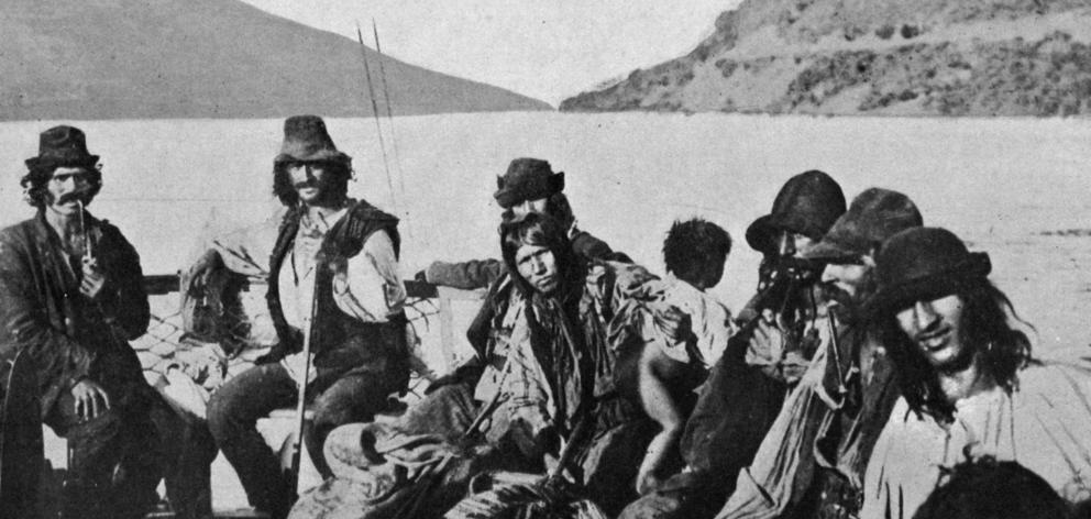 A scene on the Danube, showing a picturesque group of Gypsies. — Otago Witness, 7.2.1917.