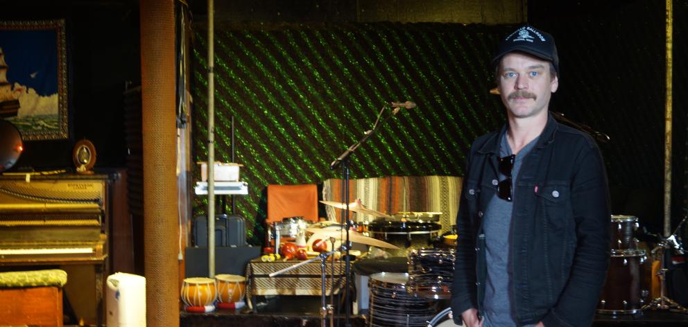 Chick’s Hotel former venue co-manager Tom Bell has turned the space into a recording studio....