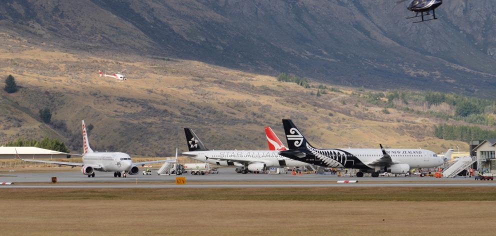 A busy day  in July 2015, when Queenstown Airport broke the record for the number of...