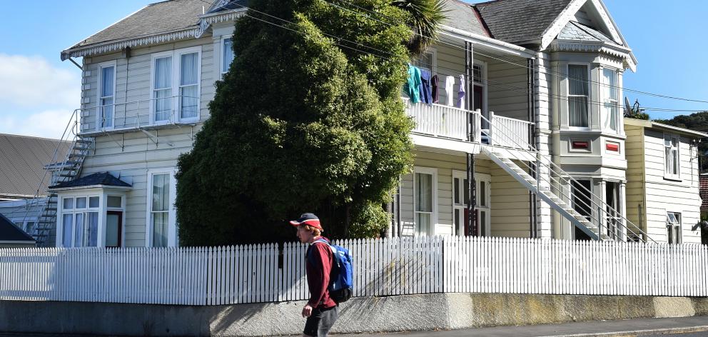 A Tenancy Tribunal ruling found that 61 Duke St, in North Dunedin, is a boarding house. Photo:...