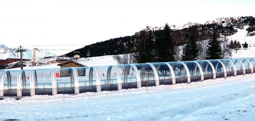 A large frame gallery at the Les Arcs ski resort in the French Alps. PHOTO: SUPPLIED