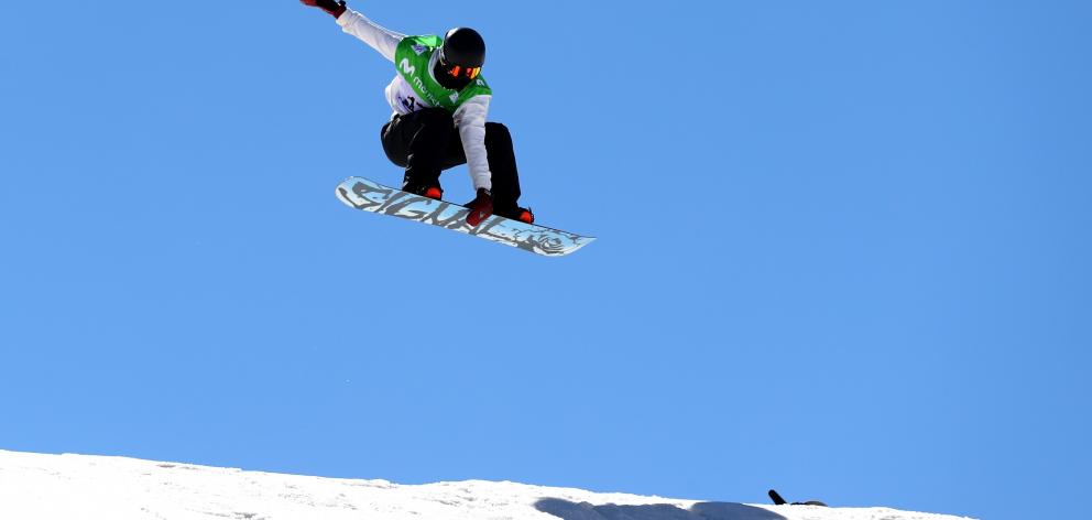 Zoi Sadowski Synnott competes during the Women's Slopestyle Final at the FIS Freestyle Ski and Snowboard World Championships in Sierra Nevada, Spain. Photo: Getty