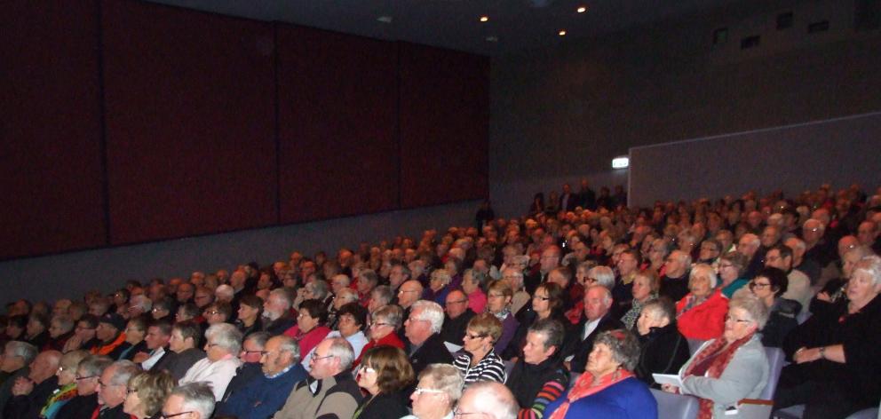 A full house at the Alexandra Memorial Theatre in 2015. Photo: ODT.