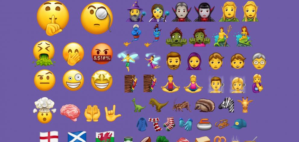 The new emoji for 2017 have been released. IMAGE: EMOJIPEDIA 