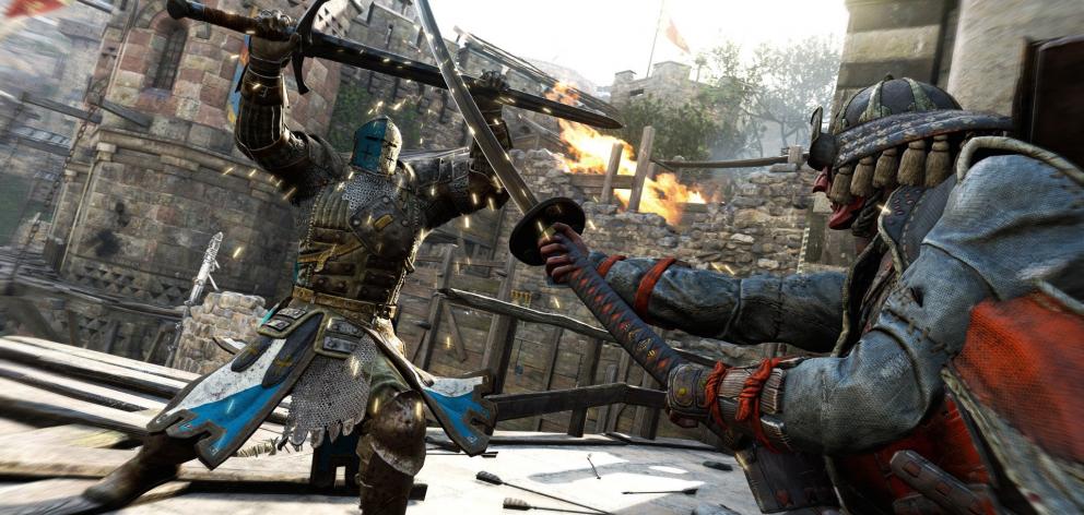 In 'For Honor' your choice is to play as one of three factions — the Legion (knights), the chosen (samurai) or the warborn (vikings) — in one of four classes.  Photo: Supplied