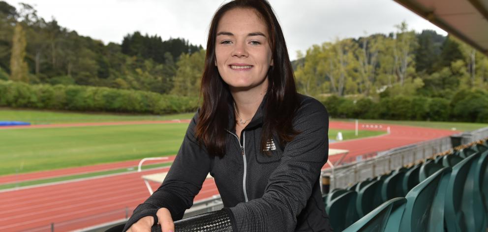 Holly Robinson at the Caledonian Ground yesterday as she looks ahead to the IPC world...