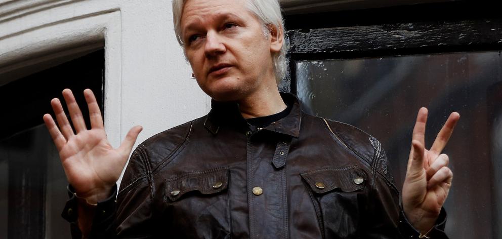 Julian Assange says he is ready to talk to Britain "about what is the best way forward" and with...