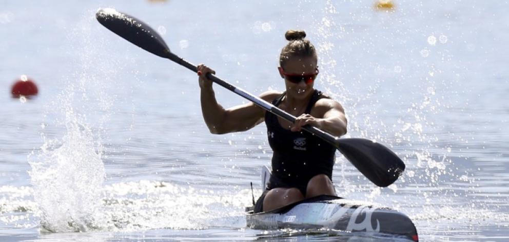 Lisa Carrington won a gold medal during New Zealand's great day at the Rio Olympics. Photo: Reuters