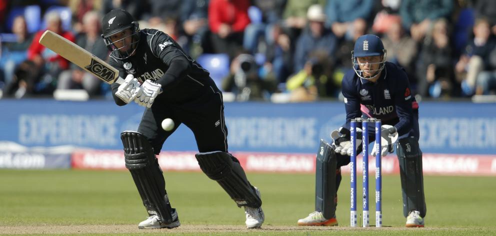 Ross Taylor was solid rather than threatening against England. Photo Reuters