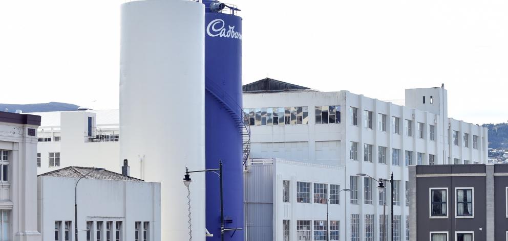 The Cadbury Factory in Dunedin. Photo: ODT.