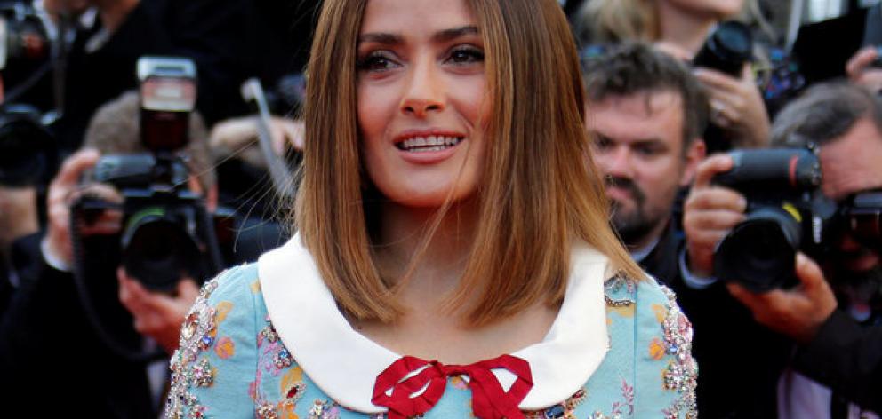 Salma Hayek at Cannes Film Festival 2017. Photo: Reuters