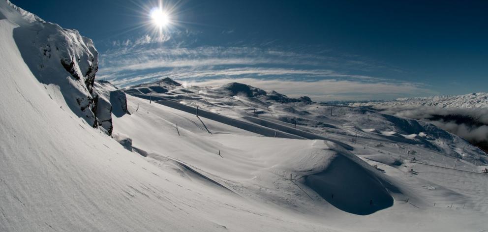 Cardrona Alpine Resort in late May following a 35cm-40cm snowfall. PHOTO: STEF ZEESTRATEN