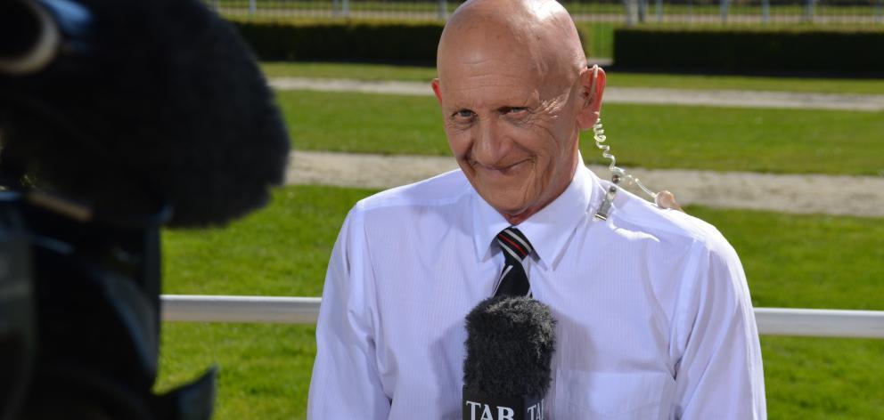 Legendary Otago and Southland horse racing commentator Dave McDonald is in a serious condition in Dunedin Hospital Photo: ODT Files
