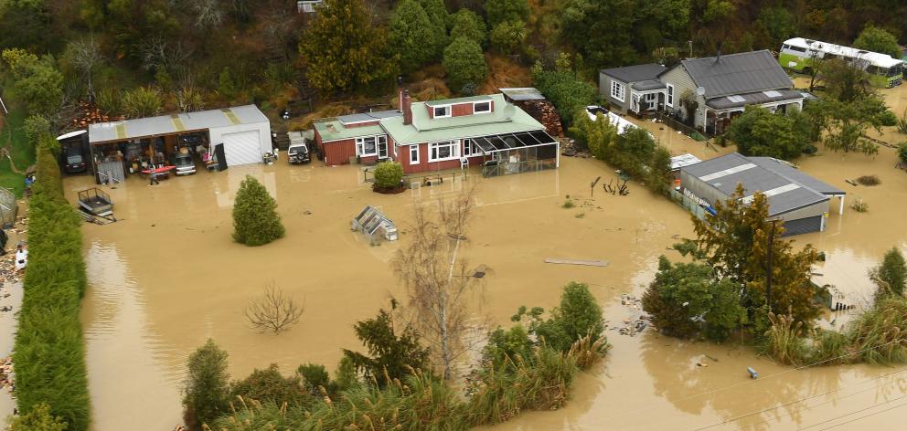 Residents needed to take all cautions and remain away from properties inundated at present. Photo: Stephen Jaquiery Residents needed to take all cautions and remain away from properties inundated at present. Photo: Stephen Jaquiery