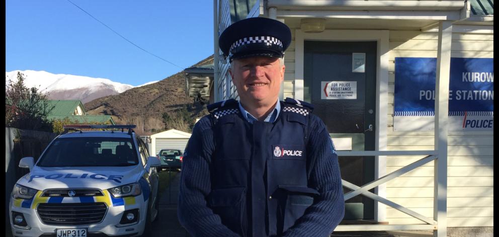 Kurow’s new senior constable, Peter Scott. PHOTO: SUPPLIED