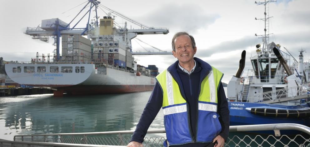 Port Otago’s former chief executive Geoff Plunket. Photo: Gerard O'Brien.