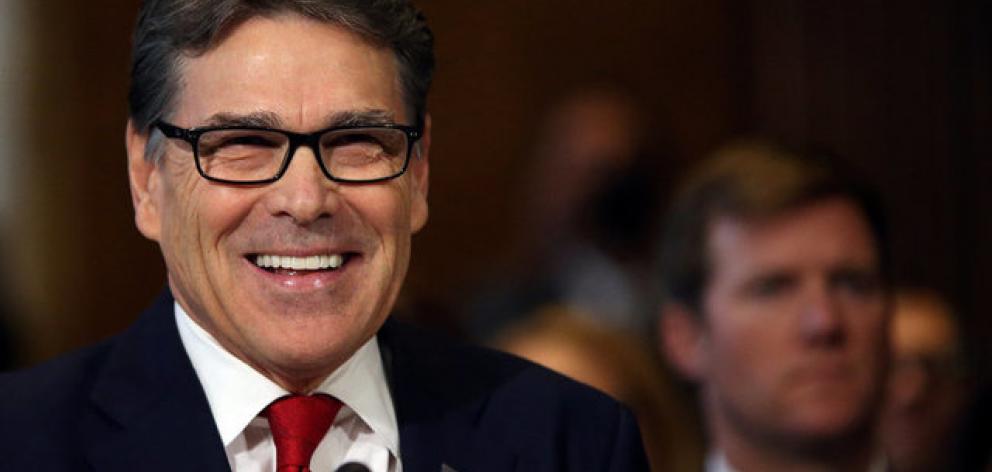 US Energy Secretary Rick Perry was interviewed by pranksters Vladimir Krasnov and Alexei Stolyarov who are sometimes called the "Jerky Boys of Russia." Photo: Reuters