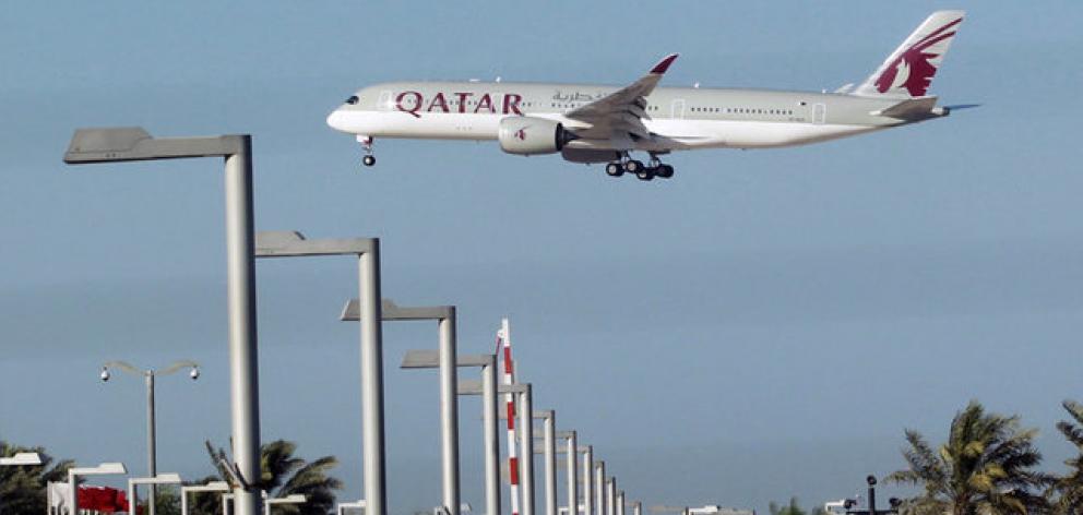 Qatar Airways plane is seen in Doha. Photo: Reuters