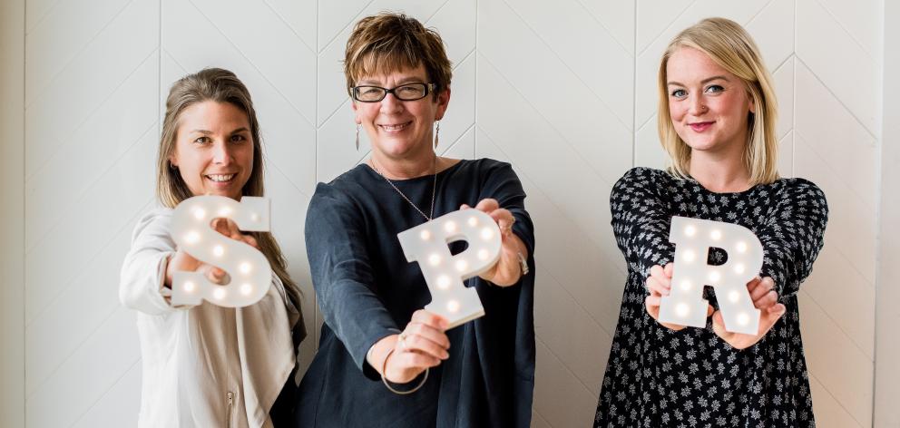 Southern PR account manager Sarah Vujcich (left), director Fiona Woodham (centre) and PR consultant Laura Nicol. Photo:Supplied Southern PR account manager Sarah Vujcich (left), director Fiona Woodham (centre) and PR consultant Laura Nicol. Photo:Supplied