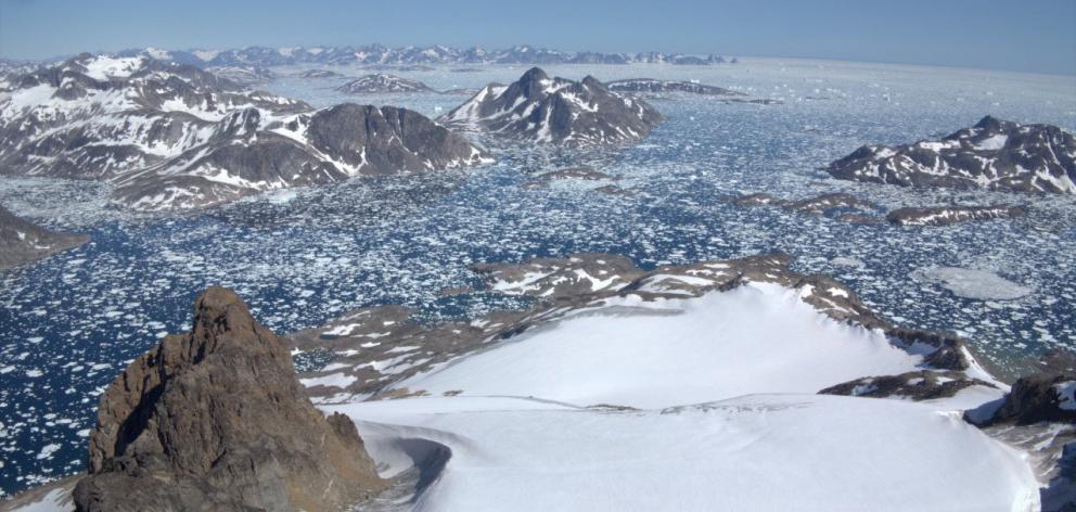 David Woods’ view into the Greenland wilderness during an expedition.