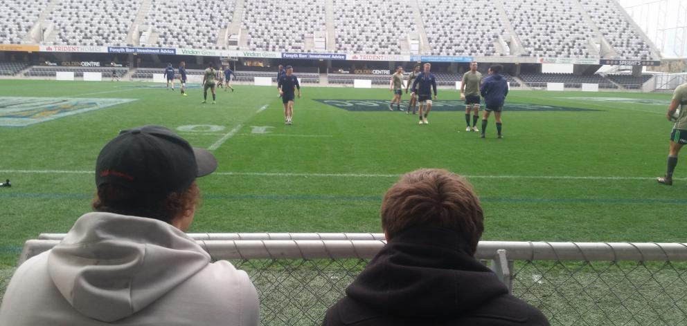 Some youth offenders spent time with the Highlanders players as part of a new Corrections project...