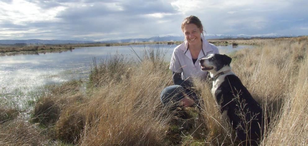 Maniototo farmer Emma Crutchley and her dog Trixie. PHOTOS: SALLY RAE