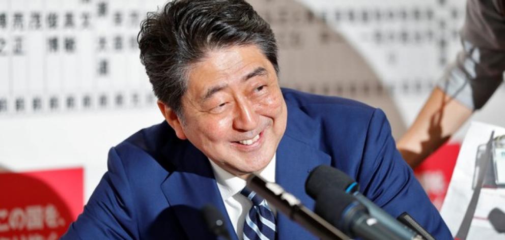 Japan's Prime Minister Shinzo Abe, leader of the Liberal Democratic Party (LDP). Photo: Reuters
