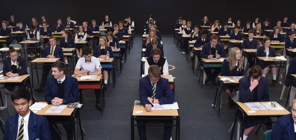 For the second year running NCEA Level One maths has hit trouble with questions so difficult even the brightest students struggled. Photo: Peter McIntosh