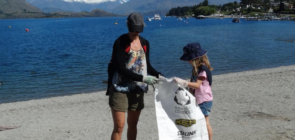 Kyla (left) and Jaime Taylor, of Wanaka, were two of the volunteers who took part in the first...