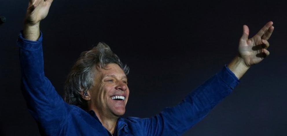 Jon Bon Jovi performs during the Rock in Rio Music Festival in Rio de Janeiro. Photo: Reuters