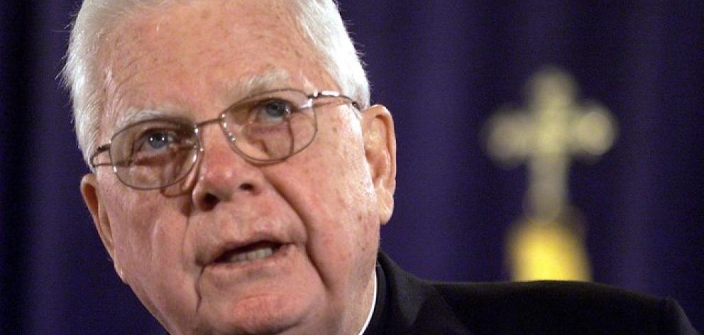 Cardinal Bernard Law has died age 86. Photo: Reuters