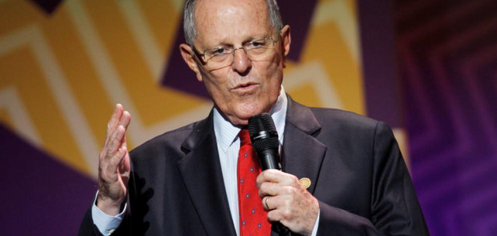 An anti-corruption unit is investigating Peruvian President Pedro Pablo Kuczynski (above) and ex...