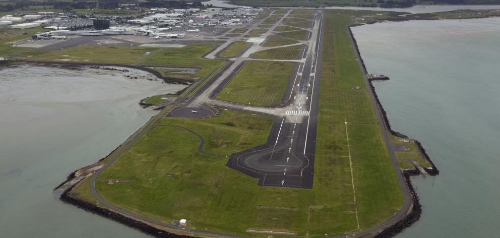 Aerial view of Auckland International Airport. Photo: NZ Herald