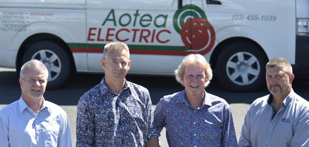 Aotea’s management (from left) Aotea Group Holdings Ltd chief executive Paul Parsons, Aotea...