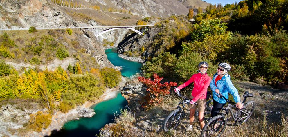 Good times on the Queenstown Trail.