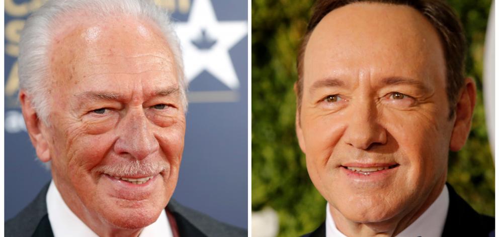 Actors Chris Plummer (left) and Kevin Spacey in a combination photograph. Photo: Reuters