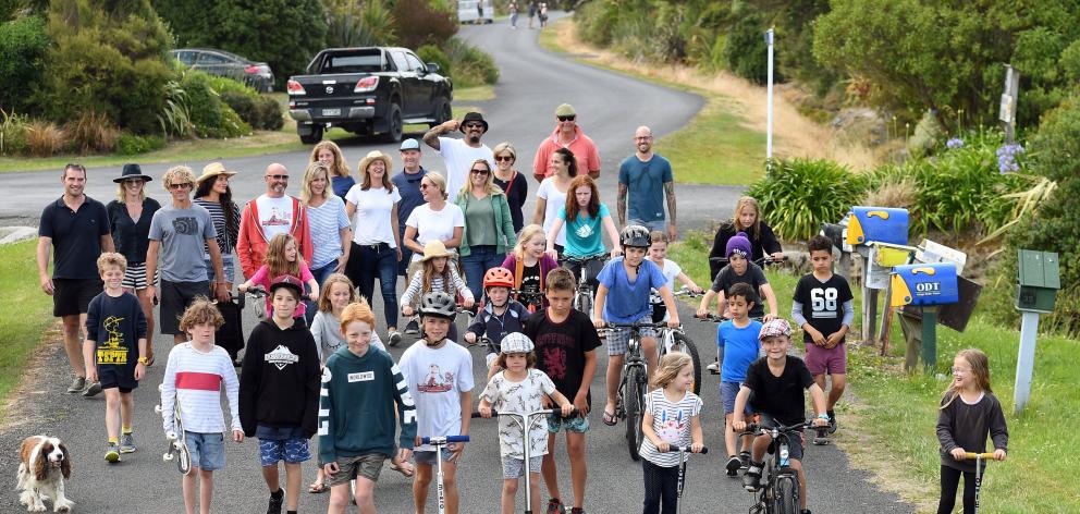 Arrowtown and Queenstown residents are escaping summer madness by holidaying at Long Beach. Photo...