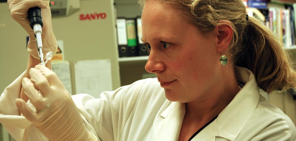 Dr Miriam Sharpe, of the University of Otago biochemistry department. Photos: Supplied